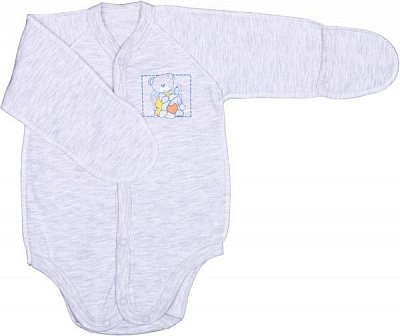 Полукомбинезон для мальчика Татошка р.56 серый меланж м14253смл 