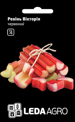 Семена LedaAgro ревень красный Виктория 0,15 г (4820119794739)
