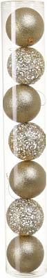 Набір ялинкових куль Комплект № 63 d 100 мм 7 шт./уп.