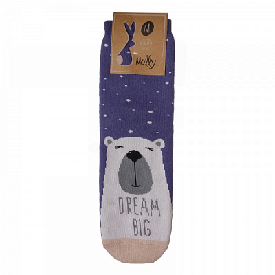 Шкарпетки жіночі Molly Dream Big р. 23 темно-синій