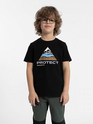 Футболка 4F TSHIRT M0802 4FJAW23TTSHM0802-20S р.164 чорний