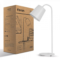 Настольная лампа декоративная Feron DE1440 1x40 Вт E27 белый 