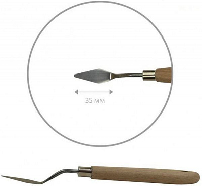 Мастихин 11916 ромб 5,5 см код 1019 Rosa Start 