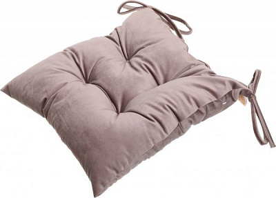 Подушка на стул Велюр 40х40 см мокко La Nuit