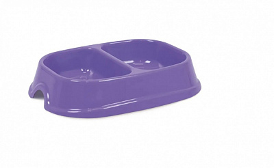 Миска Природа Модерн №1 Дуэт 0,4 л светло-фиолетовая