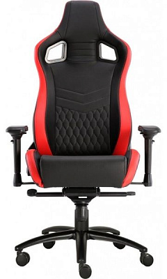 Кресло GT Racer X-0718 черно-красный 