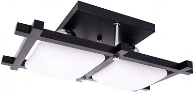 Люстра стельова Altalusse 2x40 Вт E27 хром/венге INL-3092C-02 Chrome & Wengue