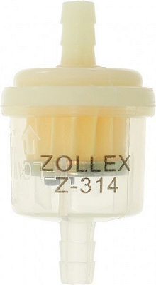 Фільтр паливний Zollex Z-314 прямий з магнітом для мопедів