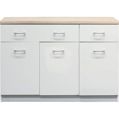 Комод Top Mix KOM 3D2S дуб сонома/белый 