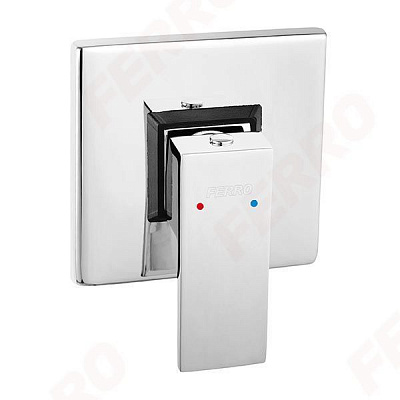 Смеситель для душа Ferro Zicco BZI7PA скрытого монтажа хром