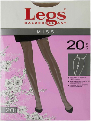 Колготки Legs MISS 20 den SAND 4 коричневий