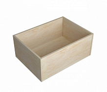 Ящик деревянный для хранения 250x350x145 бежевий