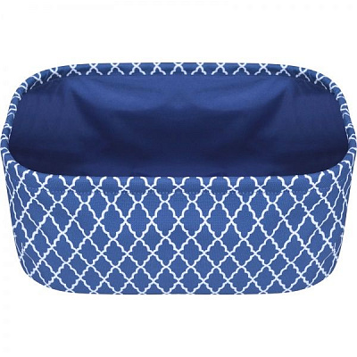 Корзина Ромб синий суб.849 32x20x16 см (747664) Bagland