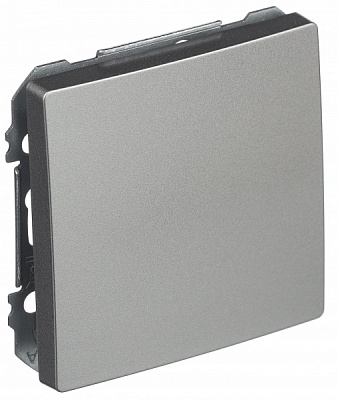 Вимикач прохідний одноклавішний Siemens Style без підсвітки платина металік 5TG72705PM00