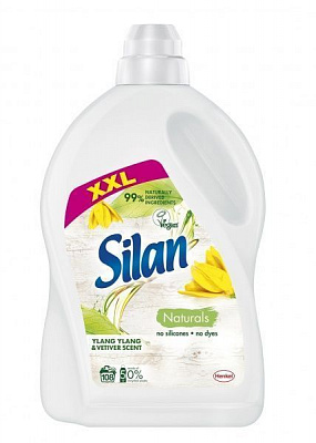 Кондиционер для белья Silan Naturals Иланг-иланг и ветивер 2,7 л