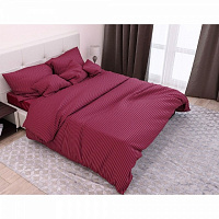 Комплект постельного белья Stripe Red 2.0 розовый SoundSleep 