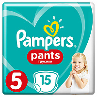 Подгузники-трусики Pampers Pants Junior 5 12-17 кг 15 шт.