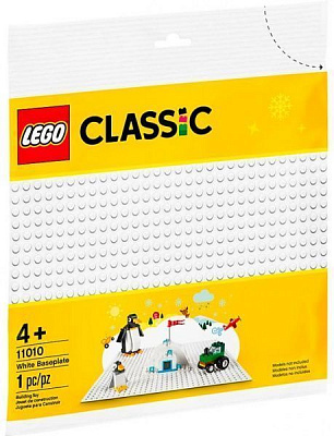 Конструктор LEGO Classic Белая базовая пластина 11010