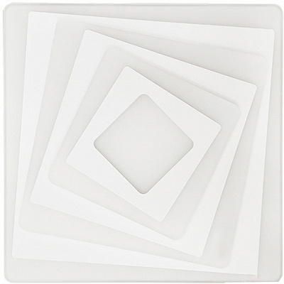 Світильник світлодіодний Hopfen Quadra з пультом ДК+Aurora Borealis RGB 110 Вт 3000-6500 К HOPFEN QUADRA