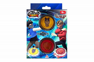 Игровой набор Infinity Nado VI Starter Nado Pack Fury Wave Dragon, Blazing War Bear Яростный Дракон и Пылающий Боевой Медведь EU654196