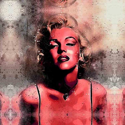Репродукция Remembering Marilyn 50x50 см RozenfeldArt 