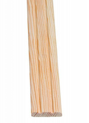 Планка фигурный Woodprofile декоративный 5х27х2400 мм липа Б в/с