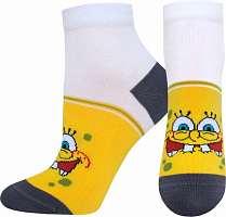 Шкарпетки жіночі Брестские 1146 Spongebob (укорочені) 446 р.23 жовтий