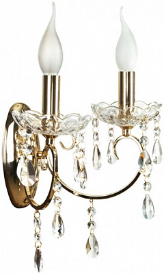 Бра Candellux Aurora 2x40 Вт E14 золотой 22-98323 