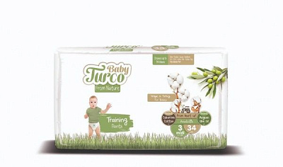Подгузники-трусики Baby Turco Mİdİ 5-9 кг 34 шт.