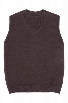 Жилет унісекс ТМ Софія р.128–134 коричневий 522-2