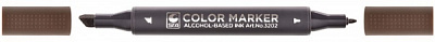 Маркер художественный STA 3202 двусторонний 0.7 / 1-7 мм STA3202-98 орех коричневый 