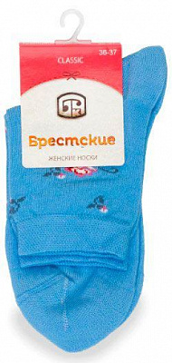 Носки женские БЧК CLASSIC 013 р. 23 голубой 