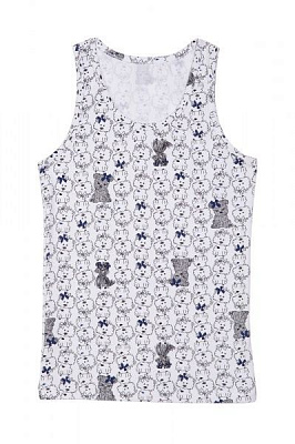 Майка детская для девочки KOSTA 0530-5 р.134 белый 