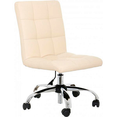 Кресло Nowy Styl Ralph GTS Chrome CH ECO-07 молочный 