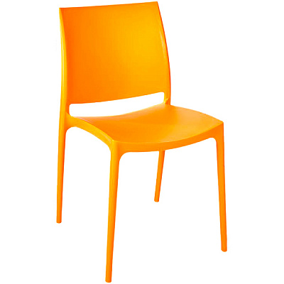 Стілець обідній Емма new помаранчевий помаранчевий/помаранчевий