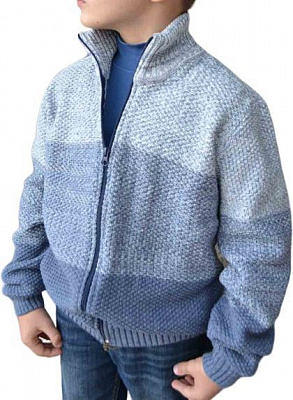 Кофта Trio Melang р.122-128 синий (008/020) 