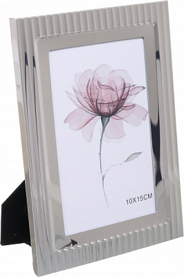 Рамка для фото SILVER металл 1 фото 13х18 см серебряный 