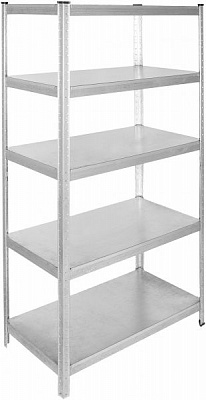 Стелаж металевий 100 кг/полицю 1800x910x460 мм оцинкований