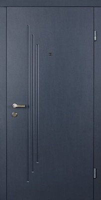 Дверь входная Abwehr АМ 447 096Л (V) (АЦС)+(Днлат) Kale252 + ночник серый 2050x960мм левая