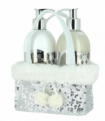 Набор косметики унисекс Vivian Gray silver Christmas Набор крем-мыло + лосьон д/рук