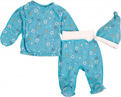 Комплект детской одежды Маленькие люди 4201-110 голубой р.56 