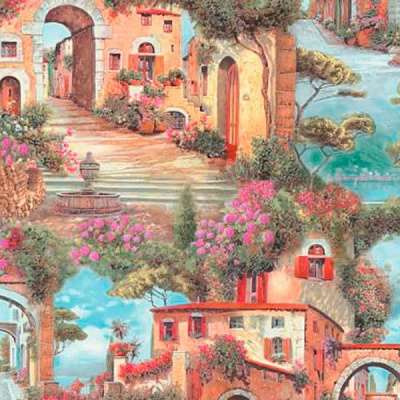 Шпалери Слов'янські шпалери Expromt Дворик 5582-03