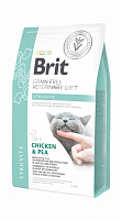 Корм сухой для взрослых котов Brit VetDiets при лечении и профилактике мочекаменной болезни 2 кг