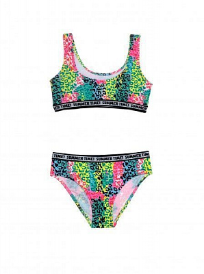 Купальник для дівчаток Conte-Kids E Wild р.158 /80 см зелений