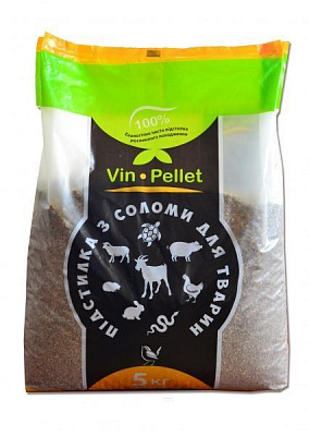 Підстилка для гризунів Vin•Pellet солом’яна 5 кг (408K4.P00)