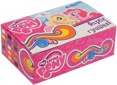 Гуаш My Little Pony 6 шт. 120 мл KITE