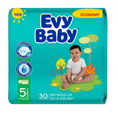 Підгузки Evy Baby Junior L 11-22 кг 30 шт.