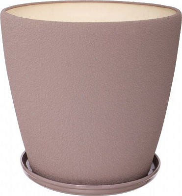 Горщик Оріана-Запоріжкераміка Грація №0 шовк круглий 30л аметист (056-0-093)