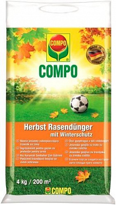 Удобрение органическое Compo длительного действия для газонов 4кг+4кг N2-3170-18