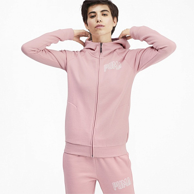 Джемпер Puma Athletics FZ Hoody FL 58013714 р. S розовый